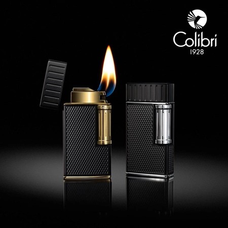 Zapalovač Colibri Julius LI221C3 Černý/Zlatý