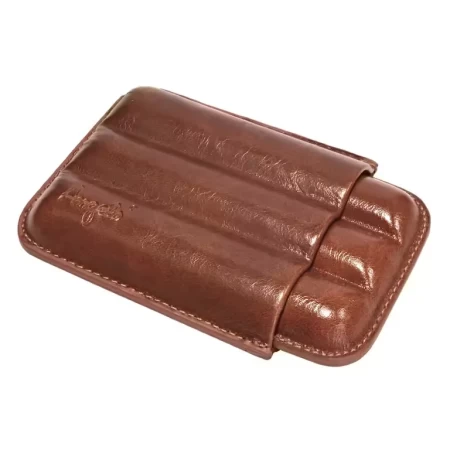 Pouzdro na 3 doutníky Etue - hnědé