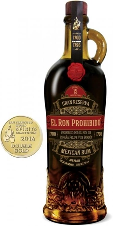 El Ron Prohibido Solera 15y 40% 0,7L
