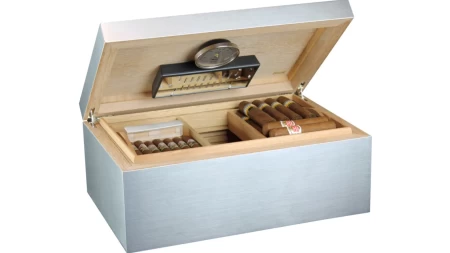 Humidor Adorini Aluminium Grande