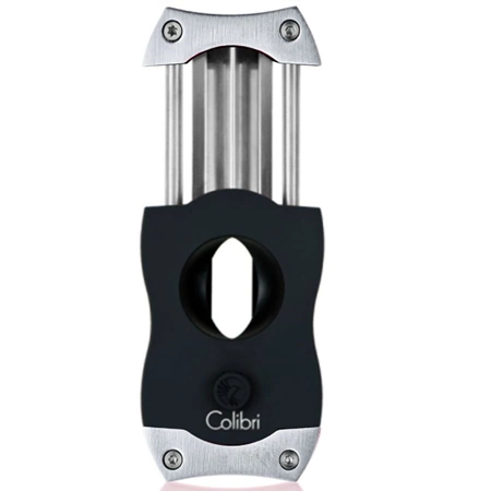 Ořezávač doutníků Colibri V-cut Černý/Chrom
