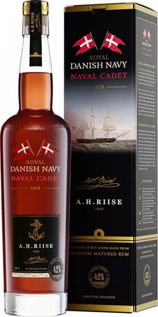 A.H. Riise Royal Danish Navy Naval Cadet 42% 0,7L