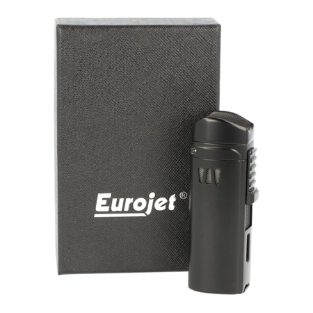Doutníkový turbo zapalovač Eurojet Alborg - černý