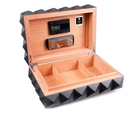Humidor Colibri Quasar - gunmetal