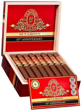 Perdomo 10th Sun Grown Epicure box pressed