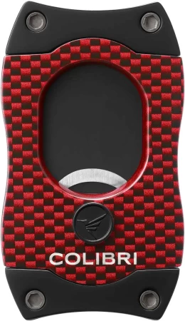 Ořezávač doutníků Colibri S-CUT Carbon Red
