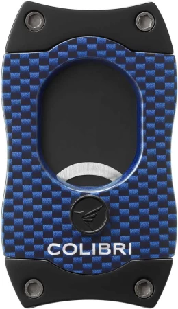 Ořezávač doutníků Colibri S-CUT Carbon Blue