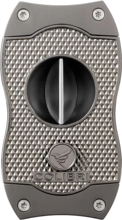 Ořezávač doutníků Colibri V-cut Diamond Gunmetal