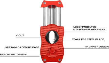 Ořezávač doutníků Colibri V-cut Diamond Red