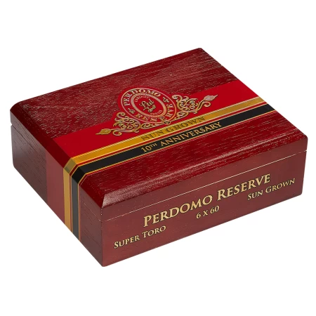 Perdomo 10th Sun Grown Super Toro box pressed