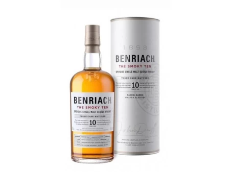 BenRiach 10Y Smoky Ten 46% 0,7L - Tuba