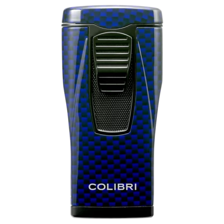 Doutníkový zapalovač Colibri Monaco Carbon Modrý