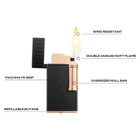 Zapalovač Colibri Julius LI221C20 Černý