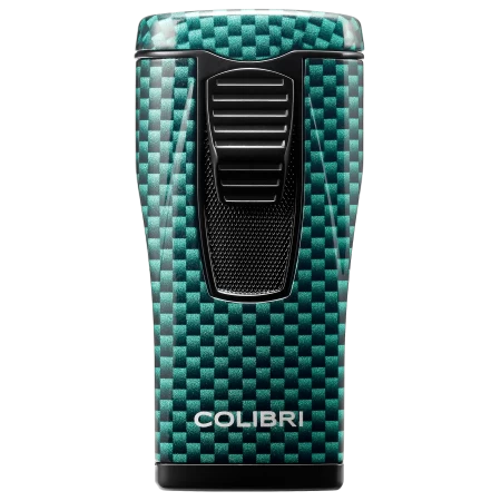 Doutníkový zapalovač Colibri Monaco Carbon Zelený