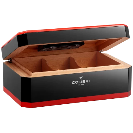Humidor Colibri Rally - Navy/stříbrný