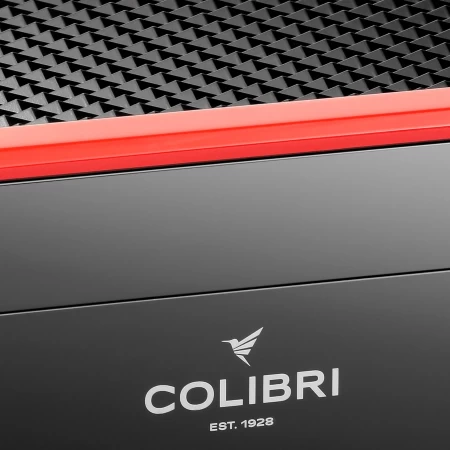 Humidor Colibri Rally - Černý/Rose Gold