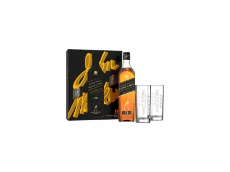 Johnnie Walker Black 40% 0,7L +2x sklo