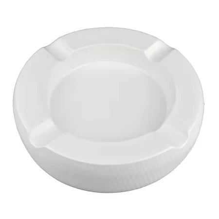 Doutníkový popelník 4D - keramika, bílý