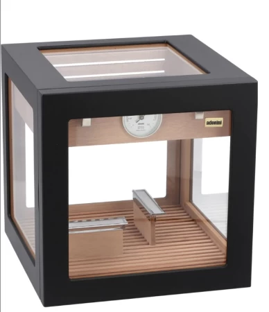 Humidor Adorini Cube Deluxe Černý