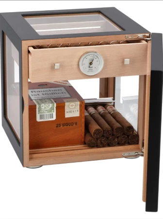 Humidor Adorini Cube Deluxe Černý