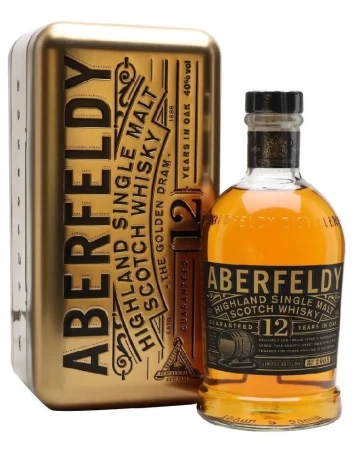Aberfeldy 12Y 40% 0,7L - Plechová tuba