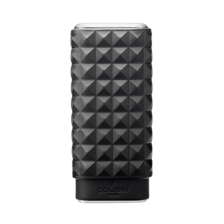 Pouzdro na 3 doutníky Colibri Quasar Triple - černé