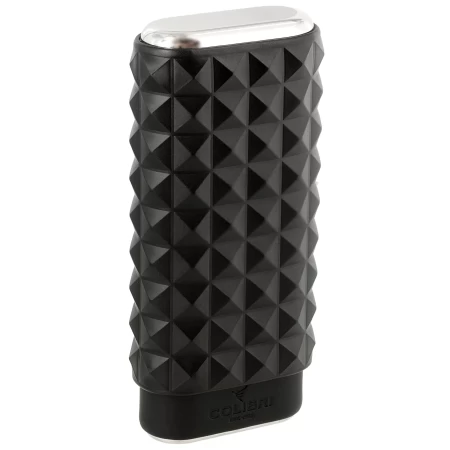Pouzdro na 3 doutníky Colibri Quasar Triple - černé