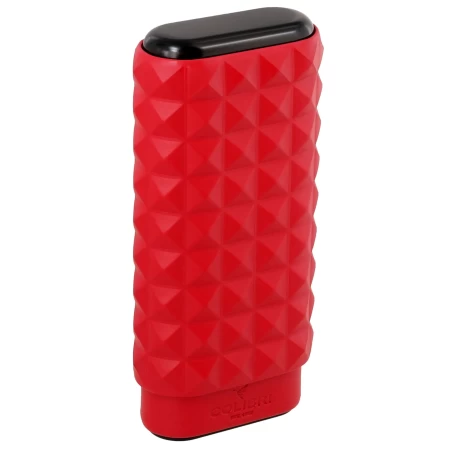 Pouzdro na 3 doutníky Colibri Quasar Triple - červené