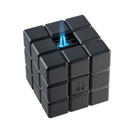 Doutníkový stolní zapalovač Colibri Heritage Cube - černý