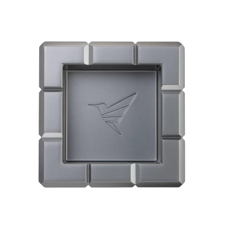 Doutníkový popelník Colibri Heritage Cube - gunmetal