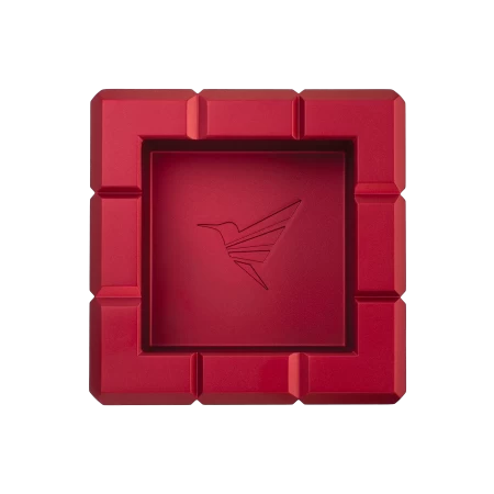Doutníkový popelník Colibri Heritage Cube - červený