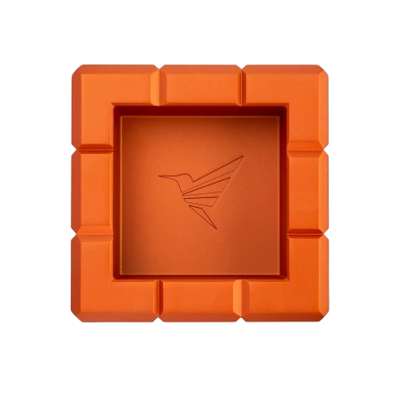 Doutníkový popelník Colibri Heritage Cube - oranžový