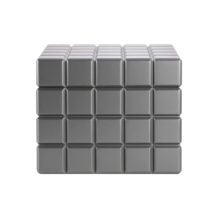 Humidor Colibri Heritage Cube - gunmetal