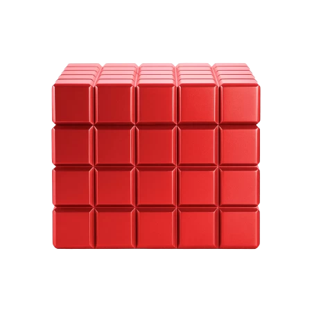 Humidor Colibri Heritage Cube - červený