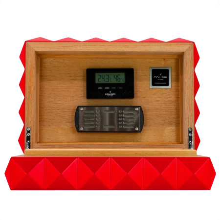 Humidor Colibri Quasar - červený