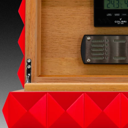 Humidor Colibri Quasar - červený