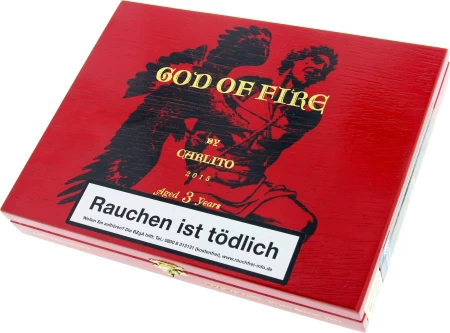Arturo Fuente God of Fire by Carlito Double Robusto Tubos