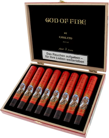 Arturo Fuente God of Fire by Carlito Double Robusto Tubos