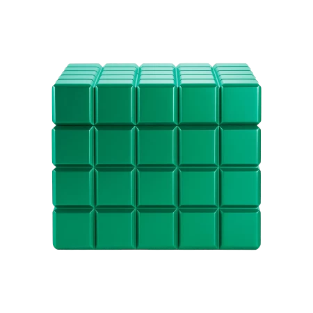 Humidor Colibri Heritage Cube - zelený