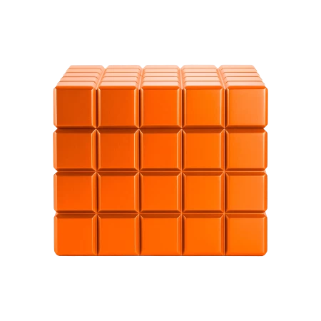 Humidor Colibri Heritage Cube - oranžový