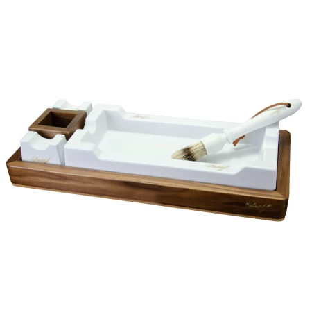 Popelník Davidoff Ritual set - bílý