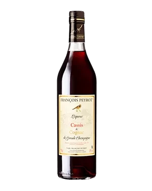 Francois Peyrot Liqueur Cassis & Cognac (Černo-rybízový likér) 18% 0,7L