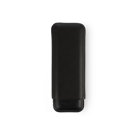 Pouzdro na 2 doutníky Davidoff XL Leaf - černé