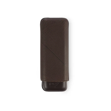 Pouzdro na 2 doutníky Davidoff XL Leaf - hnědé