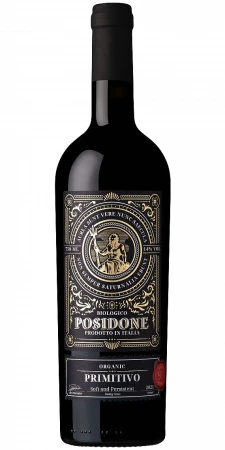 Primitivo „Organico Posidone” di Puglia Igp 2021 Corvezzo 14% 0,75 L