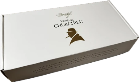 Popelník Davidoff Winston Churchill se štětcem - černý