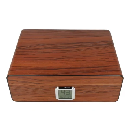 Humidor Angelo hnědý 25D - zaoblený