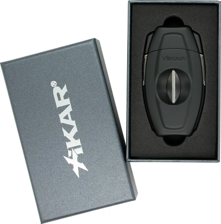 Ořezávač doutníků Xikar VX2 V-cut Black