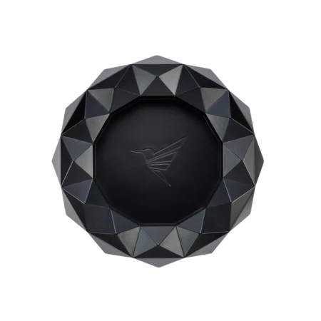 Doutníkový popelník Colibri Quasar Round - černý