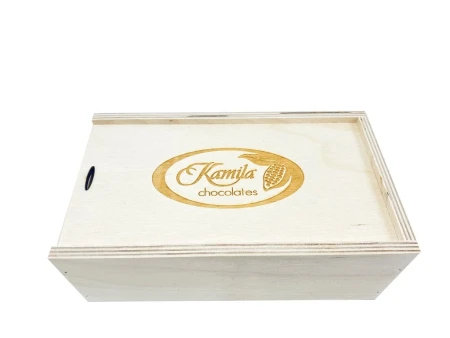 Čokomix v dřevěné krabičce 200g